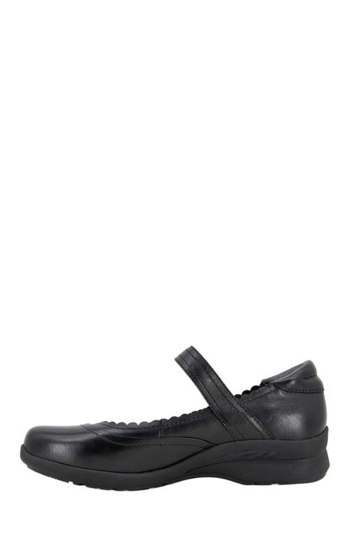 Jambu Tess Womens Adjustable Leather Mary Janes In Black