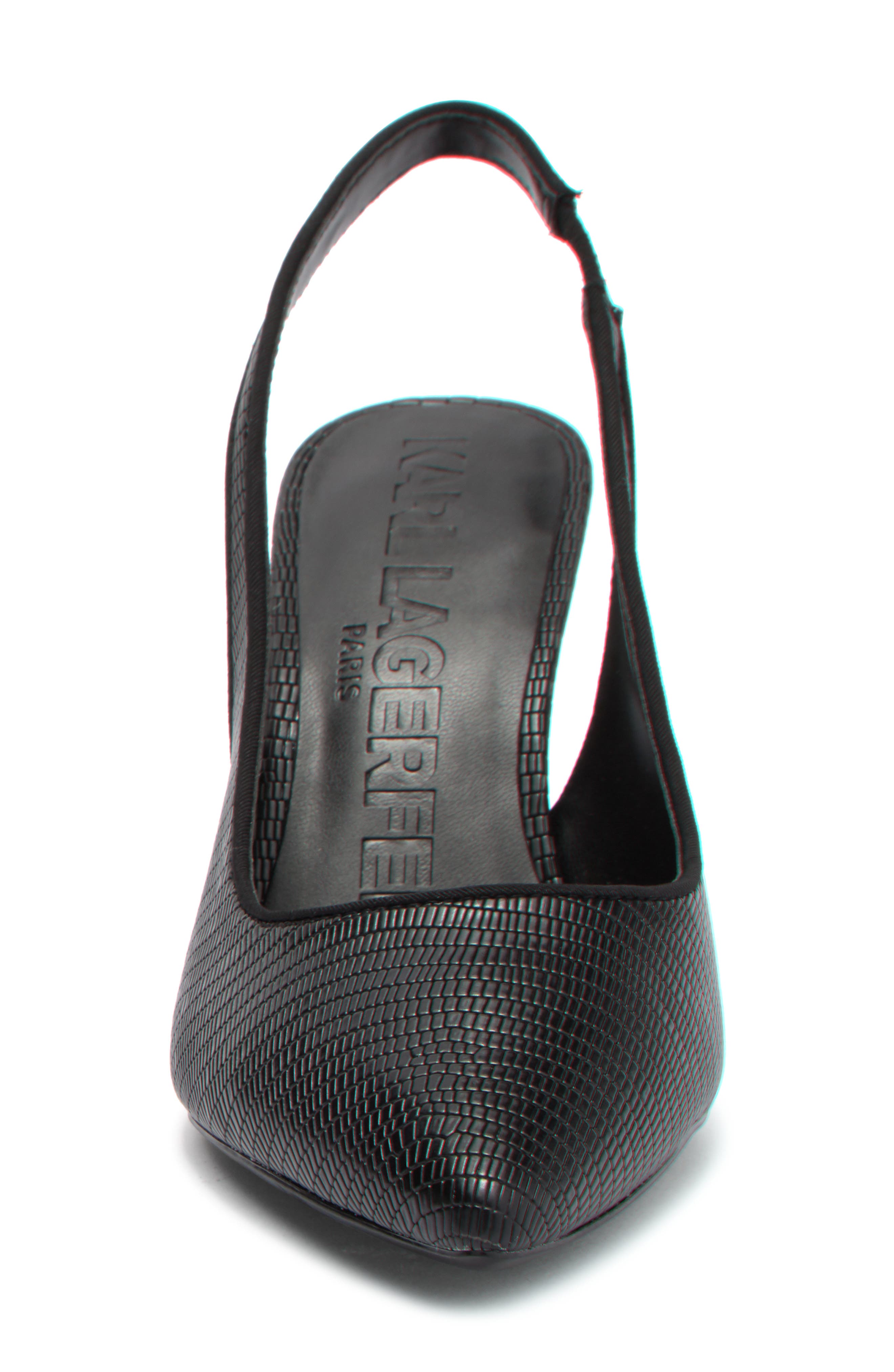 KARL LAGERFELD PARIS Glora Slingback Pump, Alternate, color, 