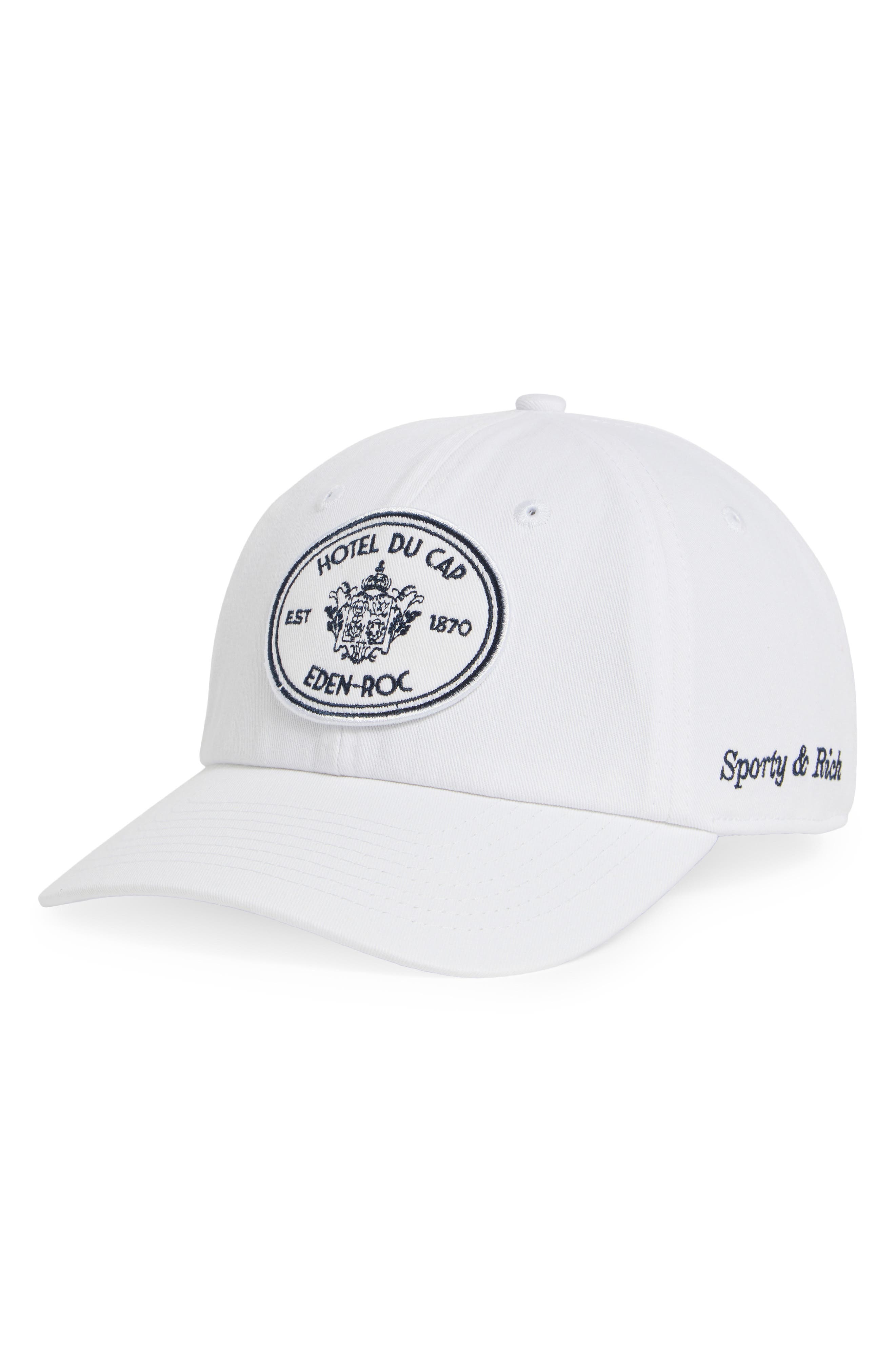 Sporty & Rich Eden Crest Baseball Cap