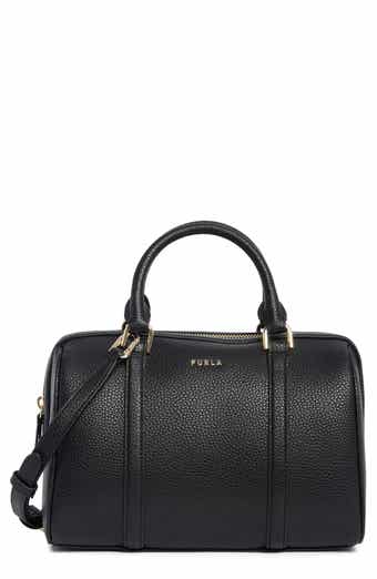 Furla Mia Lissa Small Leather Boston Bag