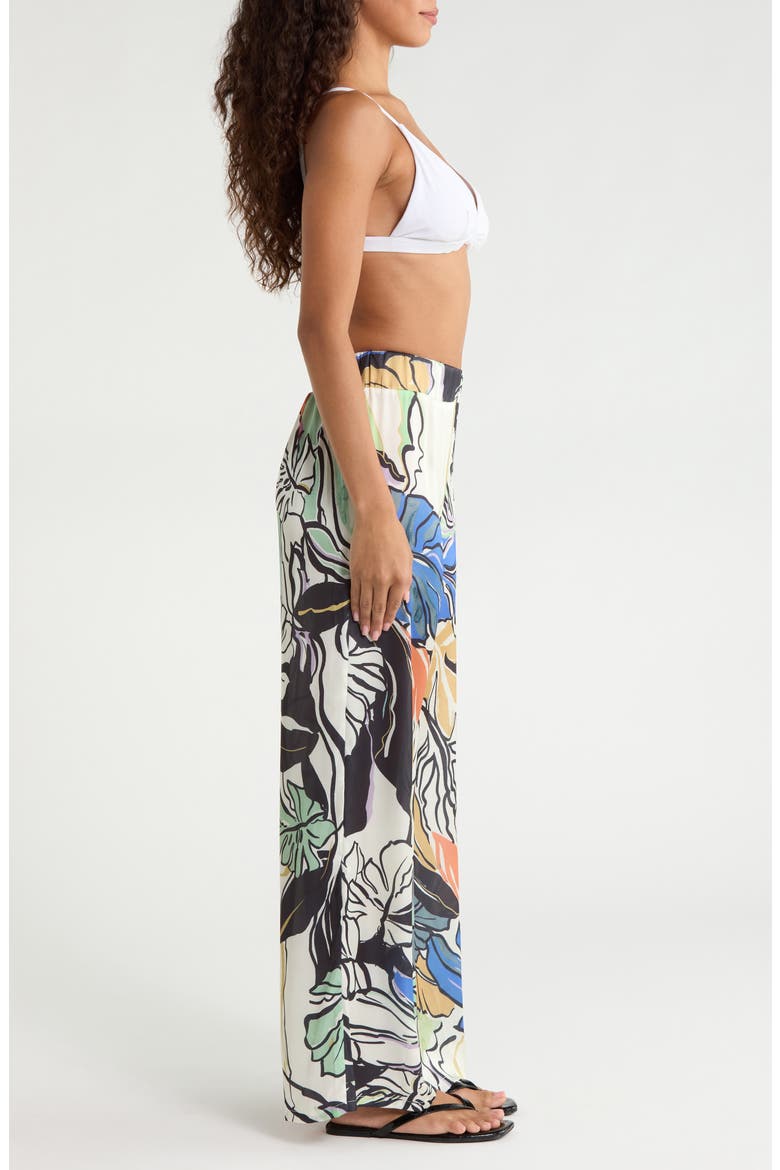 Bali Cover-Up Pants, Alternate, color, BLUE BOTANICAL