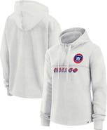 FANATICS Women's Fanatics Branded Oatmeal Chicago Cubs True Classics Legacy Quarter-Zip Hoodie