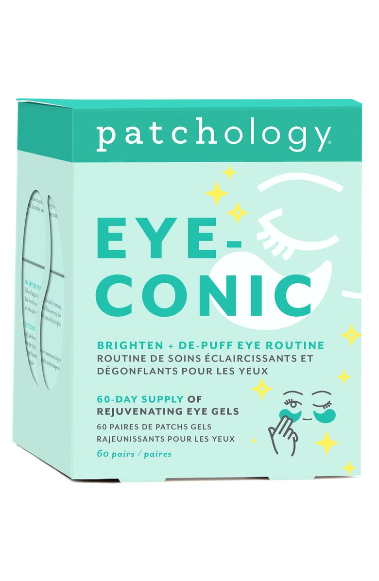 Patchology Eye-Conic Brighten + De-Puff Eye Routine Set - 60 Pairs $100 Value, Main, color, 