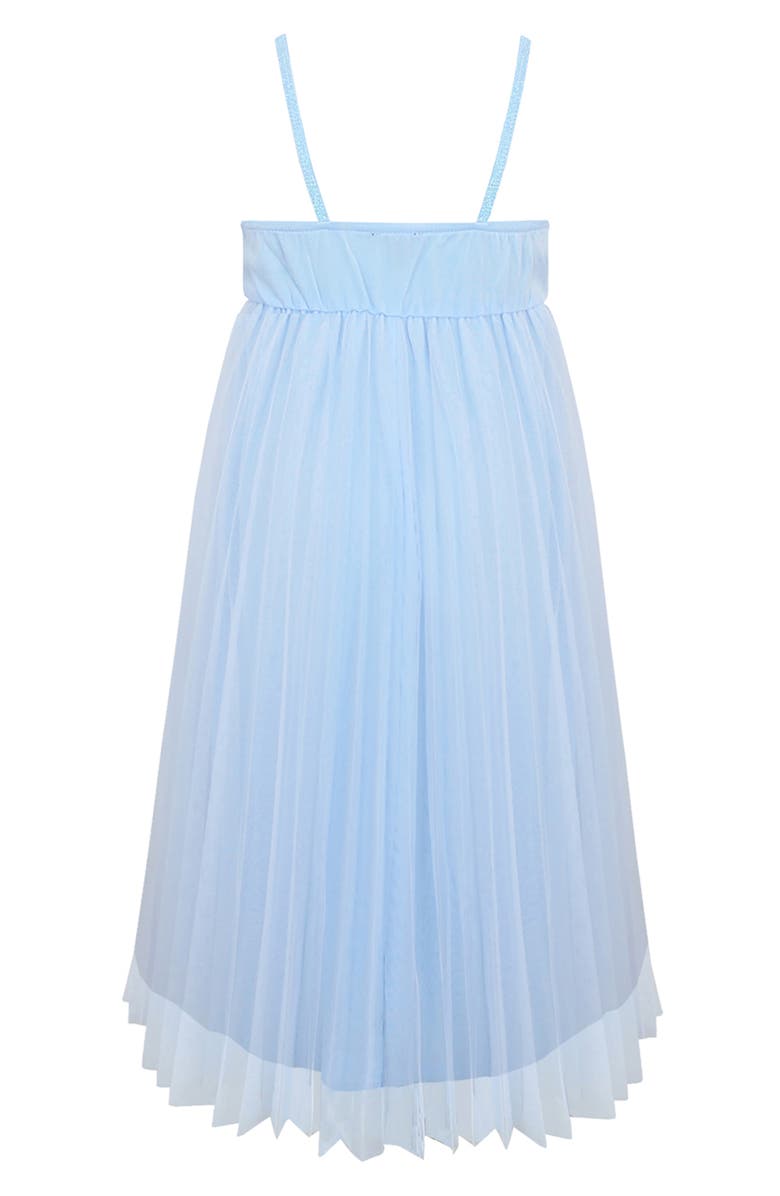 Zunie Kids' Sequin Mesh Party Dress, Alternate, color, Periwinkle