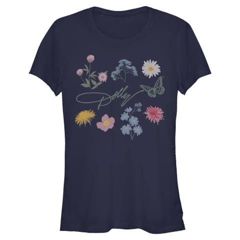 Junior's Floral Signature Short Sleeve T-shirt