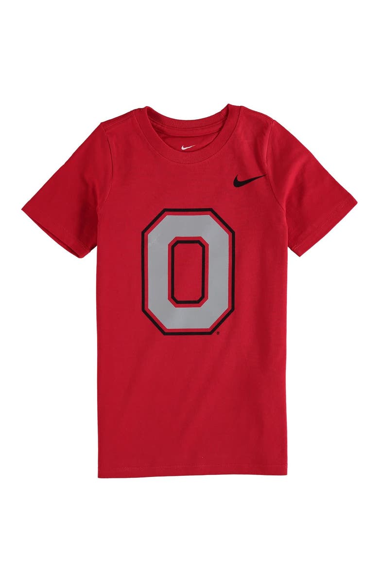Nike Preschool Nike Scarlet Ohio State Buckeyes Logo Performance T-Shirt, Main, color, Scarlet