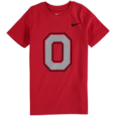 Preschool Nike Scarlet Ohio State Buckeyes Logo Performance T-Shirt