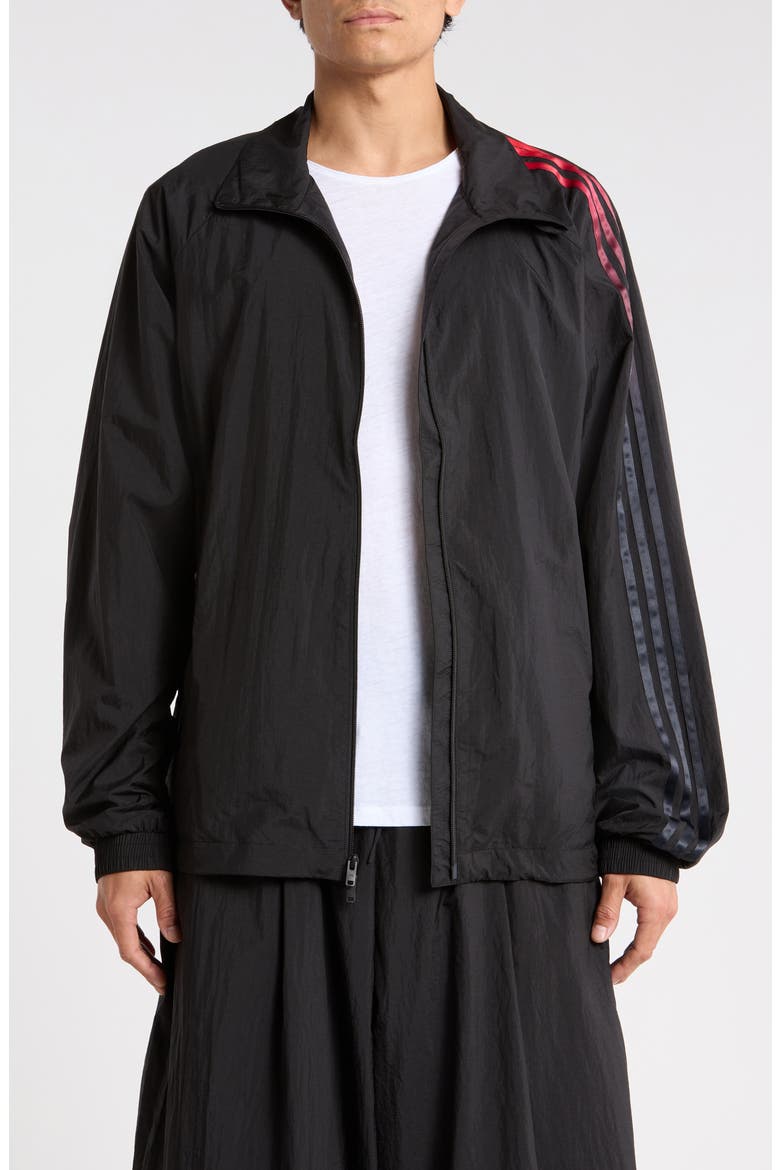 GRD 35 Nylon Track Jacket, Main, color, BLACK
