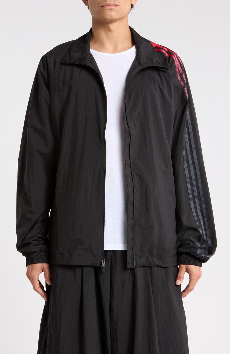 Y-3 GRD 35 Nylon Track Jacket, Main, color, Black