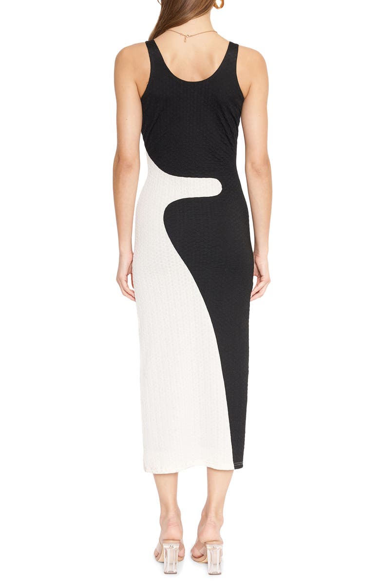 4SI3NNA Zenni Colorblock Midi Dress, Alternate, color, 