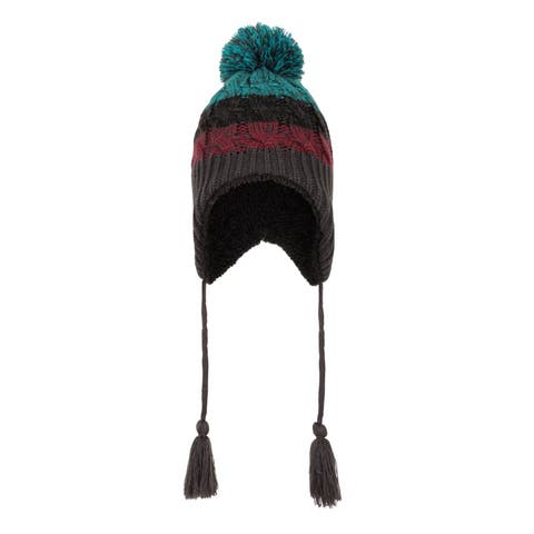 Colour Block Fleece Lined Trapper Hat