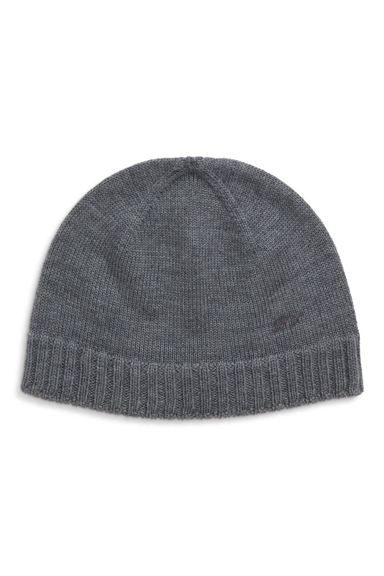 Merino Wool Beanie, Main, color, 1230 THUNDER