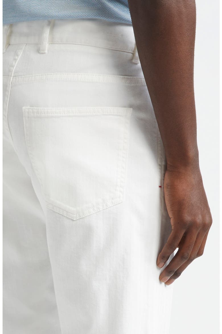 Five-Pocket Slim Fit Chinos, Alternate, color, OPEN WHITE