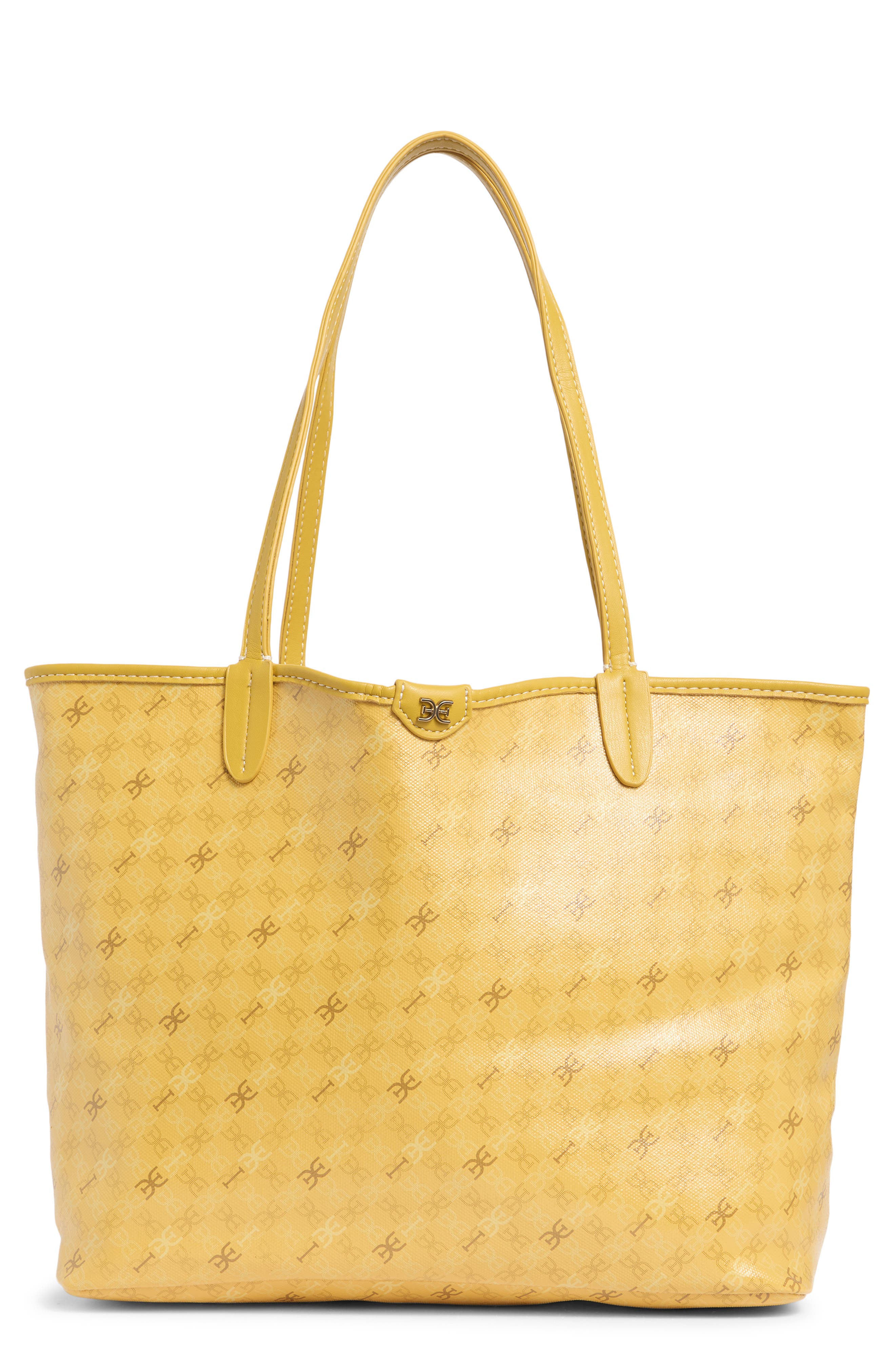 Sam Edelman Harper Monogram Medium Shopper Tote Bag, Main, color, 