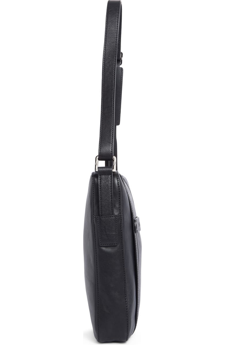 Longchamp 3D Leather Crossbody Bag, Alternate, color, Black