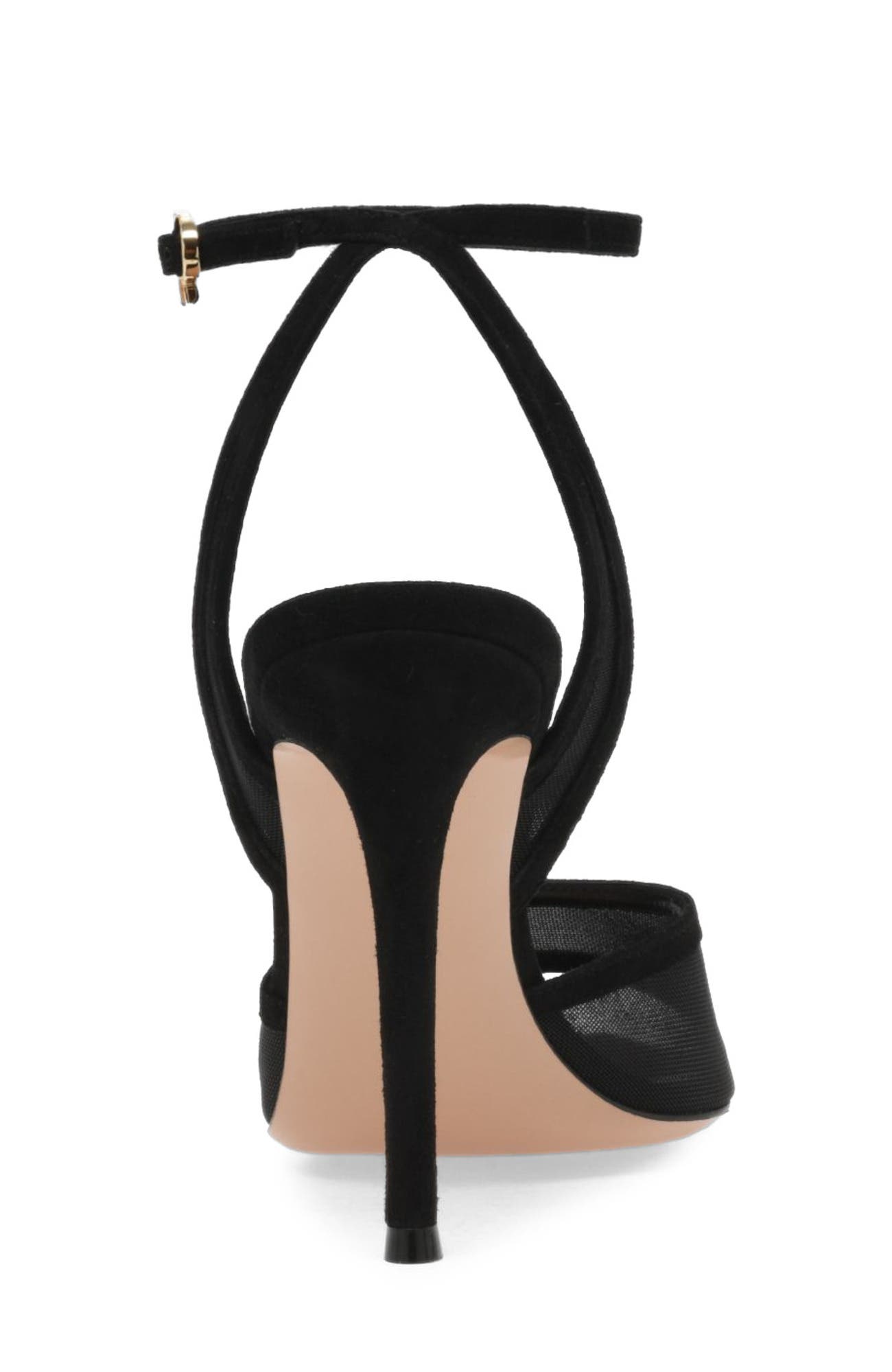 Dorotea Sandals, Alternate, color, Black Fabric