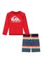 Long Sleeve Two-Piece Rashguard Swimsuit