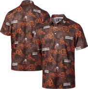 Reyn Spooner Men's Reyn Spooner Brown Cleveland Browns Throwback Pua Performance Polo