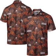 Reyn Spooner Men's Reyn Spooner Brown Cleveland Browns Throwback Pua Performance Polo