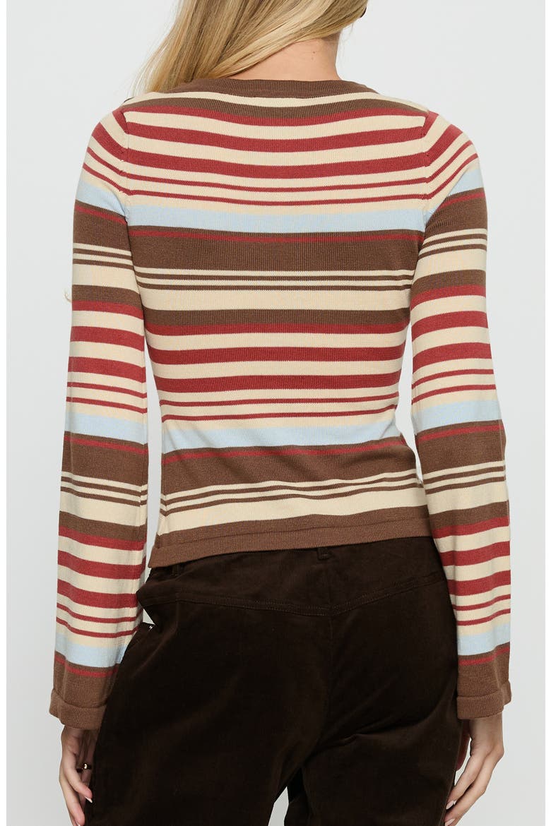 Milda Stripe Cardigan, Alternate, color, MULTI STRIPE