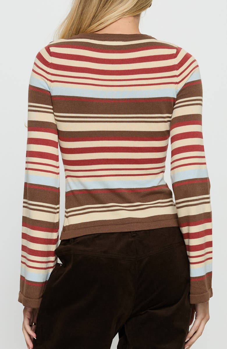 Princess Polly Milda Stripe Cardigan, Alternate, color, Multi Stripe