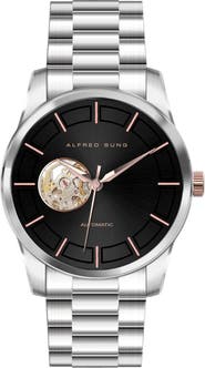 Alfred Sung Automatic I Quartz Bracelet Watch, 42mm