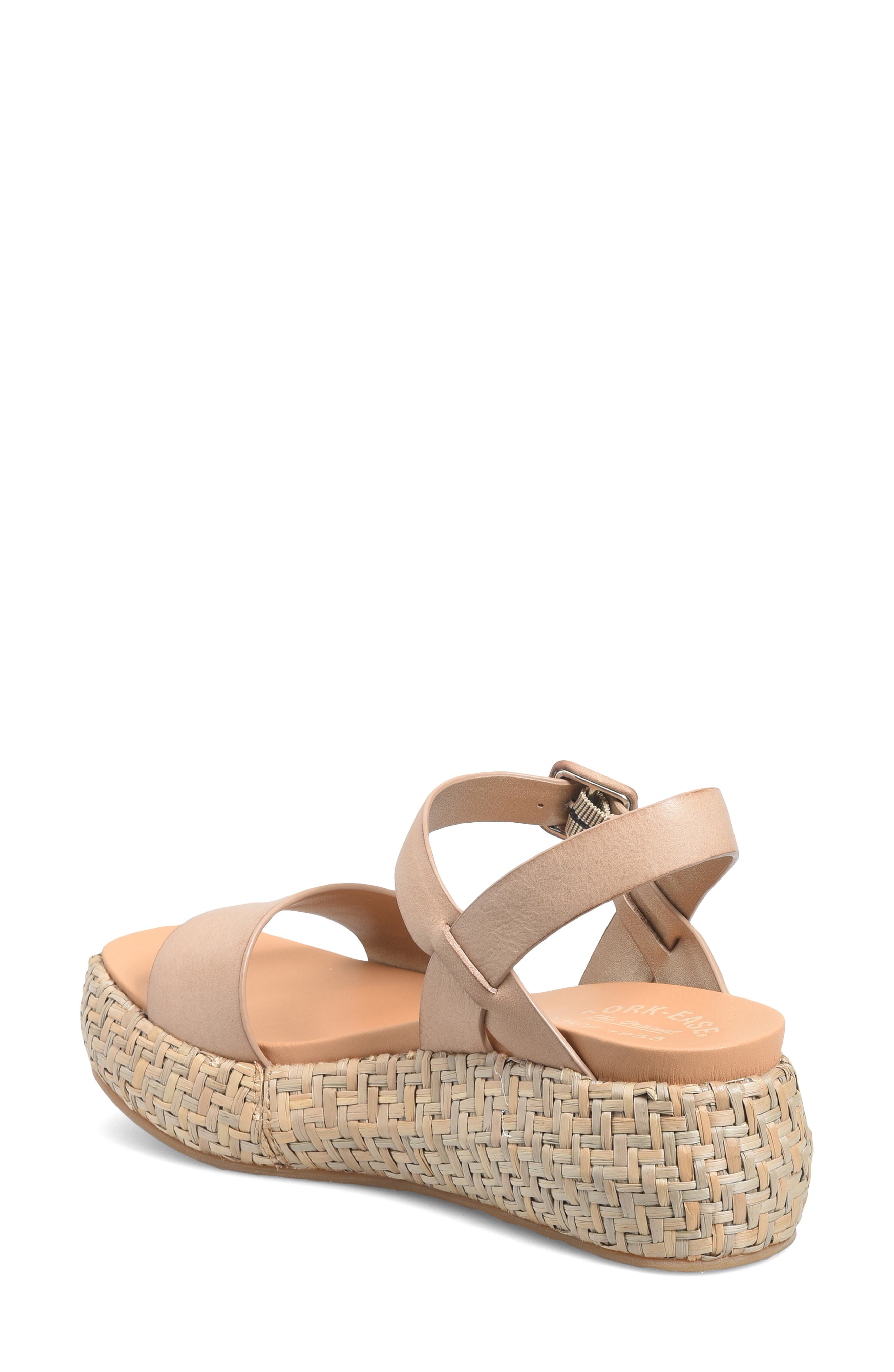 Kork-Ease<sup>®</sup> Hallie Platform Sandal, Alternate, color, Off White Leather