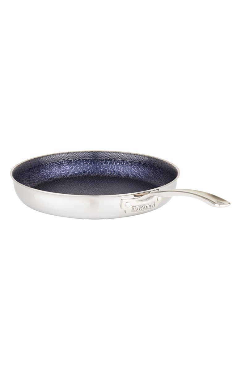 Viking Hybrid Plus 3-Ply Nonstick Fry Pan, Main, color, Stainless Steel