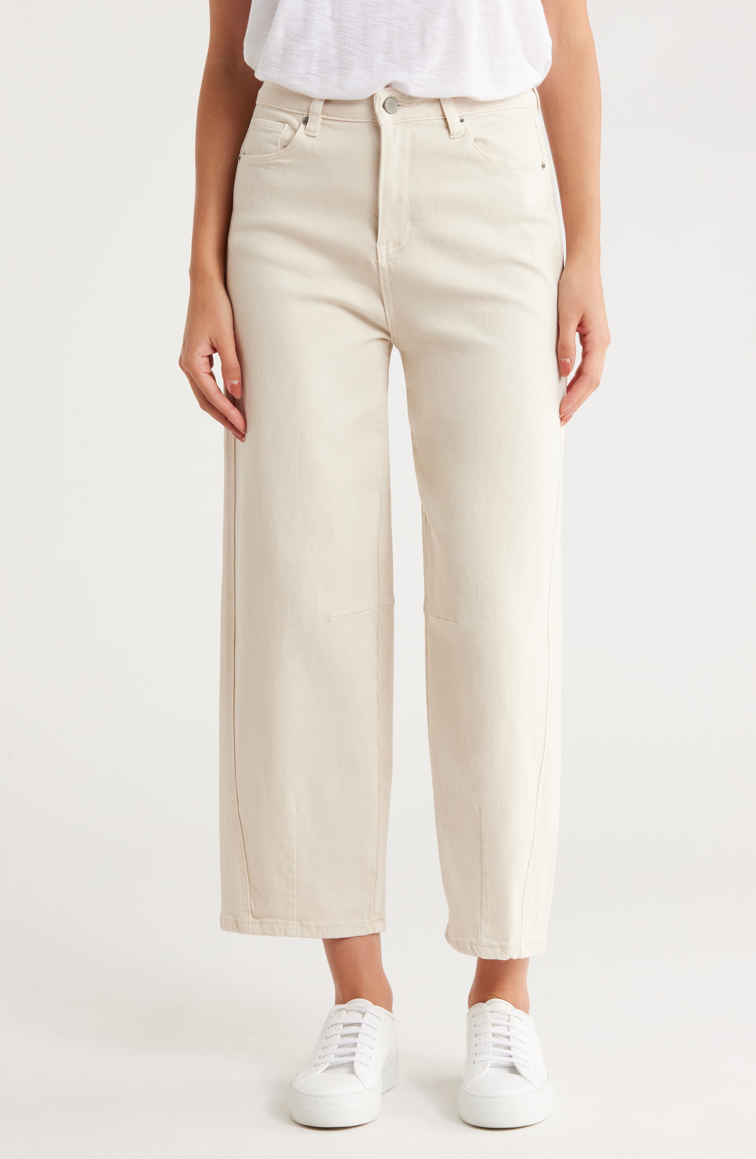 INTERNATIONAL DESIGNER Twill Barrel Pants