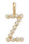  Gold Vermeil Initial Z