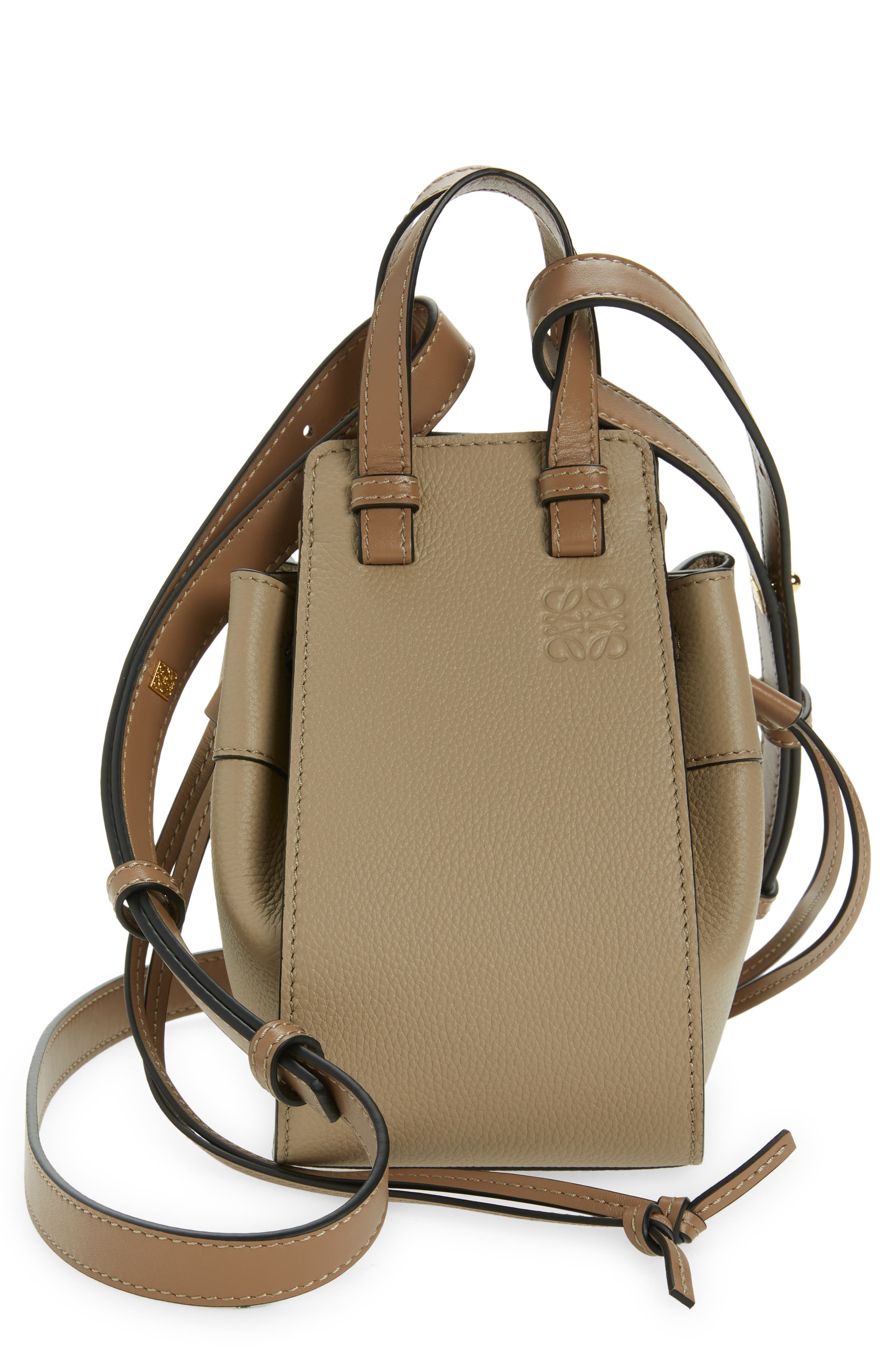 Loewe Mini Hammock Calfskin Leather Hobo Bag, Main, color, 