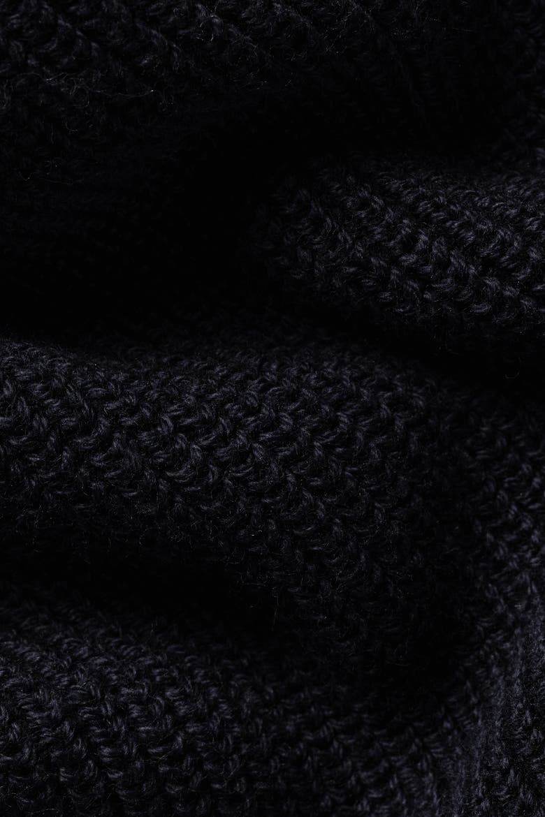 Cotton Rib Crew Neck Sweater, Alternate, color, Navy Blue