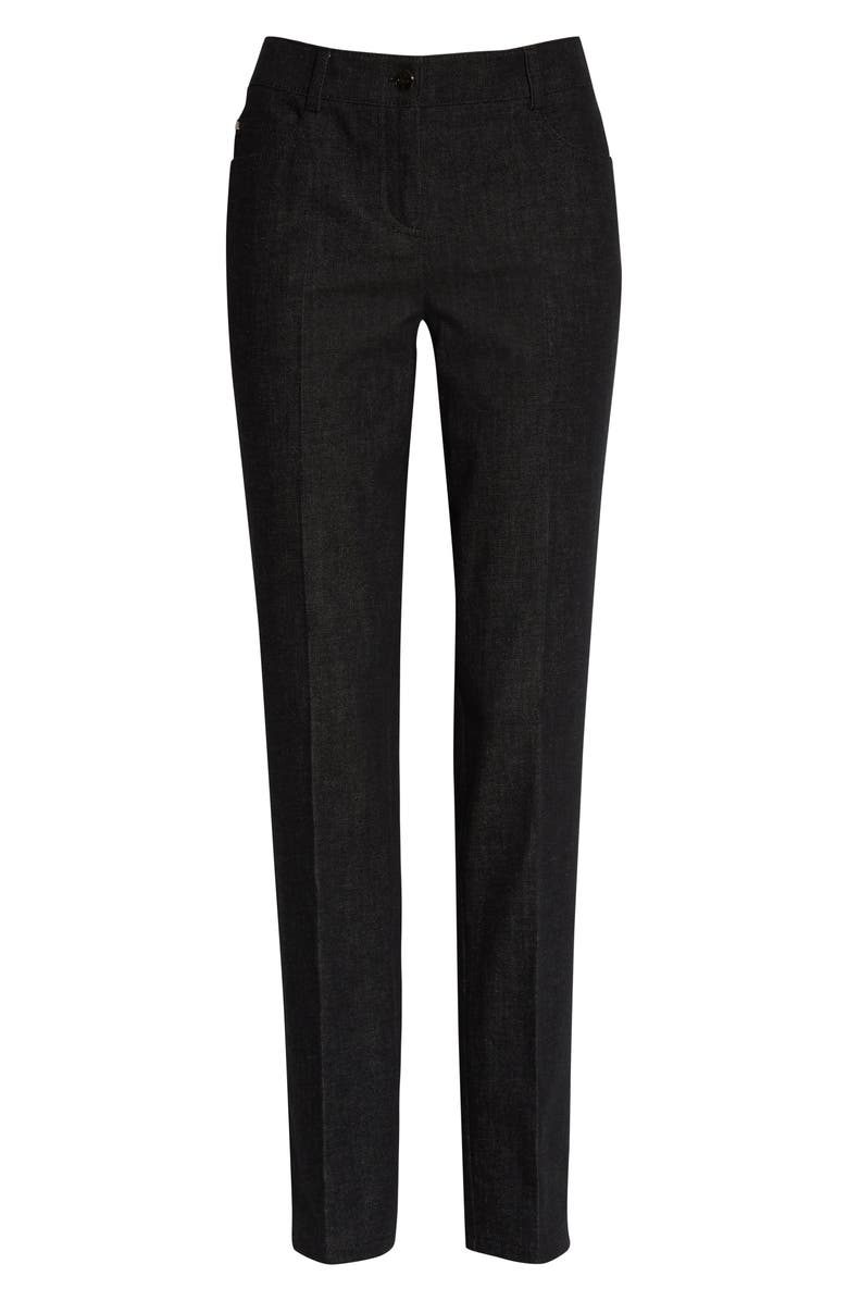 Akris Magda Stretch Denim Ankle Pants, Alternate, color, 