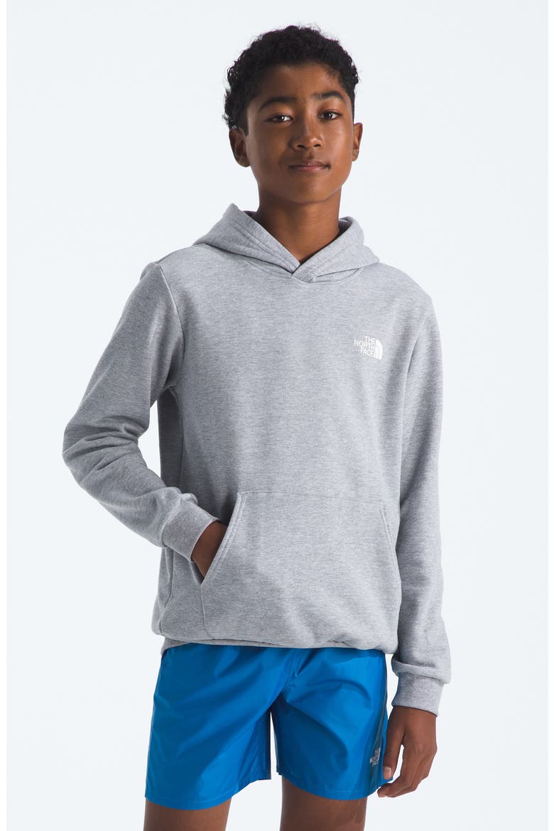 Kids' Ember Fade Pullover Hoodie, Main, color, TNF PALE GREY HEATHER