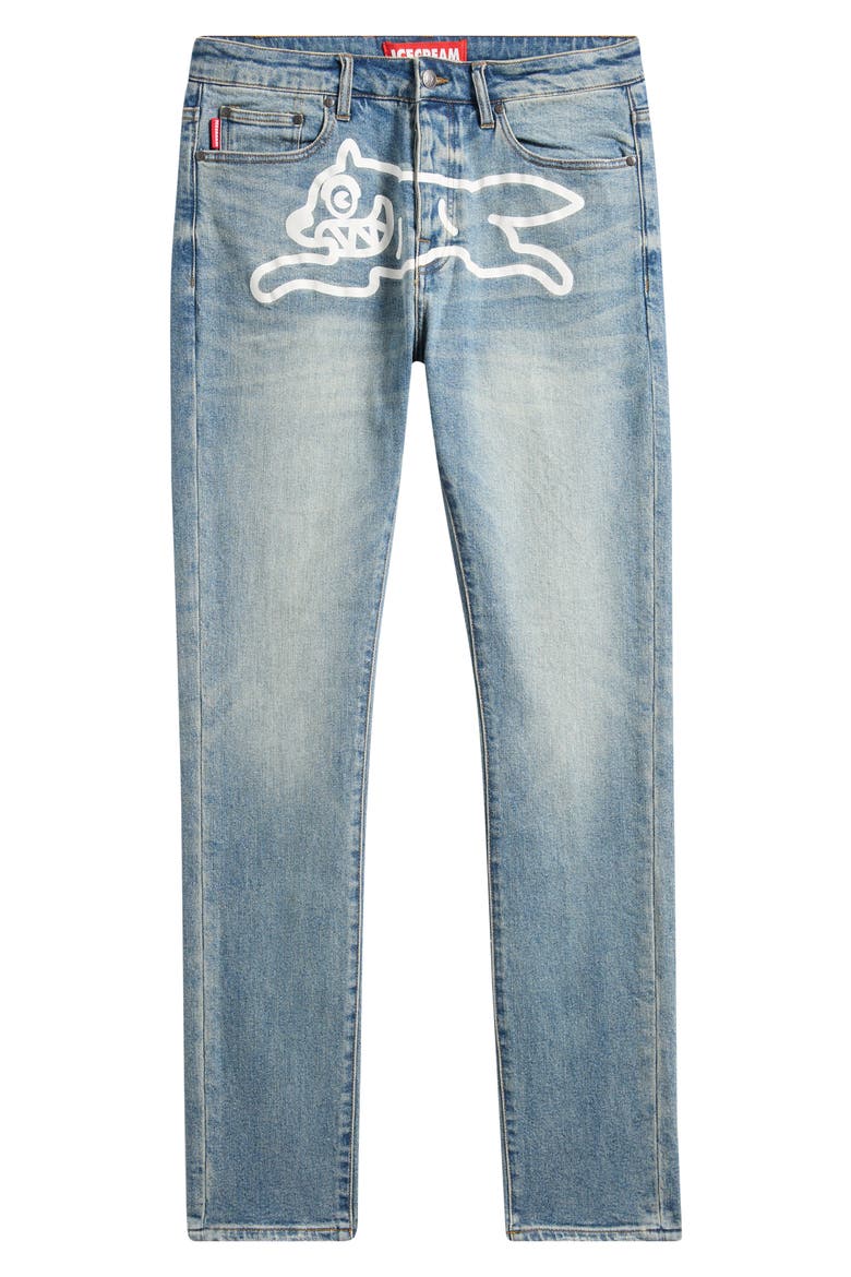 Chocolate Fit Blue Cheese Jeans, Alternate, color, MAYO