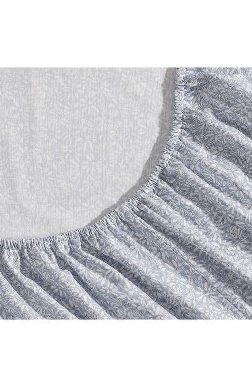 Eddie Bauer Little Blossom Cotton Sheet Set In Grey
