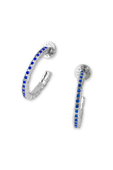Stella Molten Color Cubic Zirconia Hoop Earrings