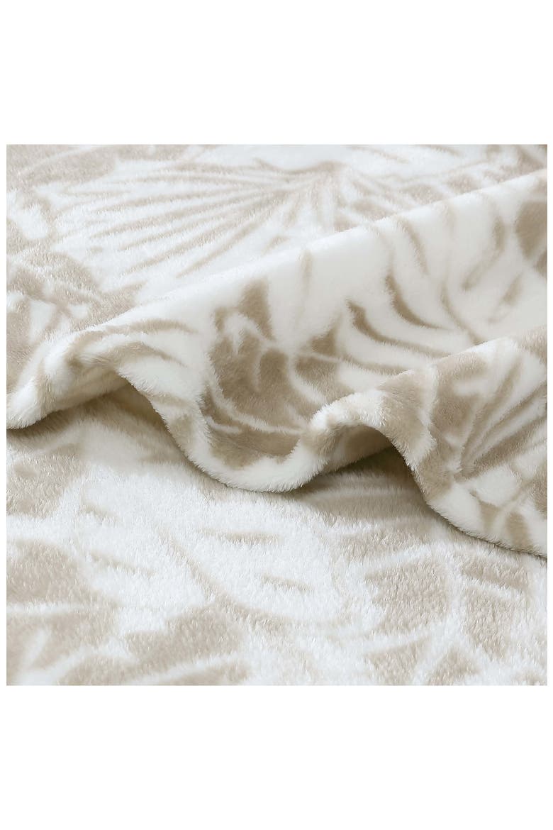 Costa Blanca Throw Blanket, Alternate, color, DARK BEIGE