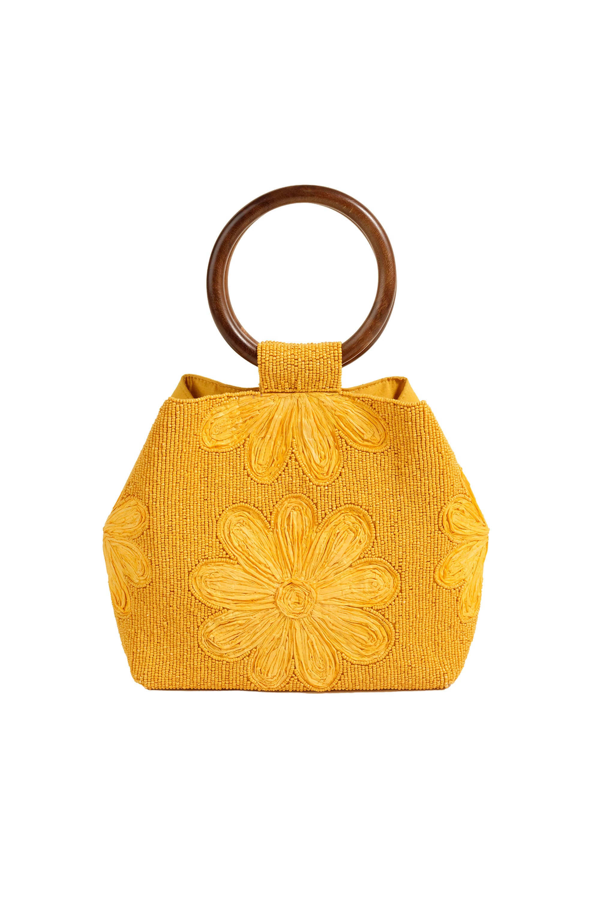 Delhi Raffia Cotton Tote Bag 11X7 In, Main, color, Orange