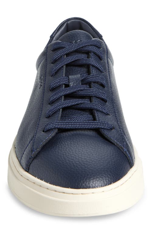 Hugo Boss Low-top Trainers In Grained Faux Leather In Black