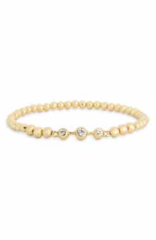 NORDSTROM RACK Cubic Zirconia Bubble Stretch Bracelet