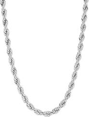 BLACKJACK Men's Rope Chain Necklace