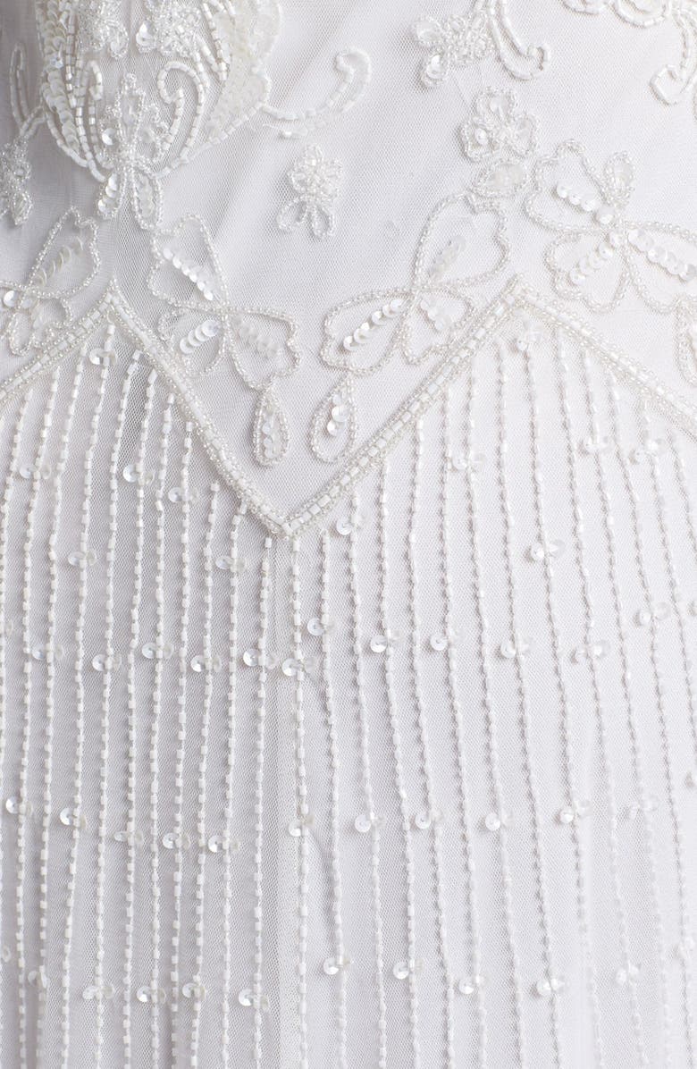 Pisarro Nights Beaded Mesh Dress, Alternate, color, 