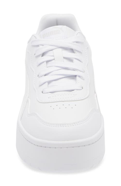 Puma Court Lally Skye Sneaker In White