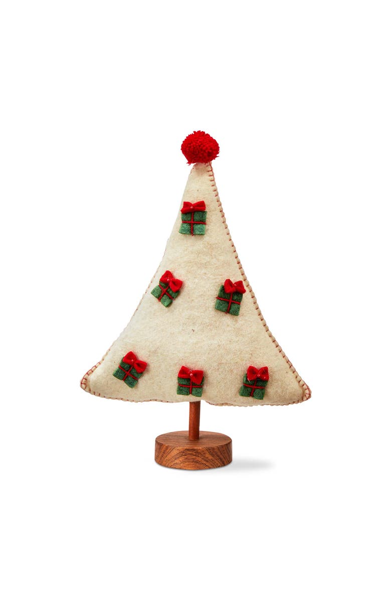 tag Multicolor Felt Tree Decor Small Holiday Sculptures, Main, color, Multicolored