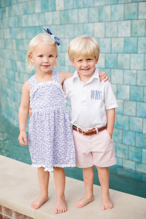 Lila And Hayes Griffin Boys' Polo Golf Shirt