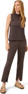 Pact Organic Cotton Airplane Mock Neck Shell