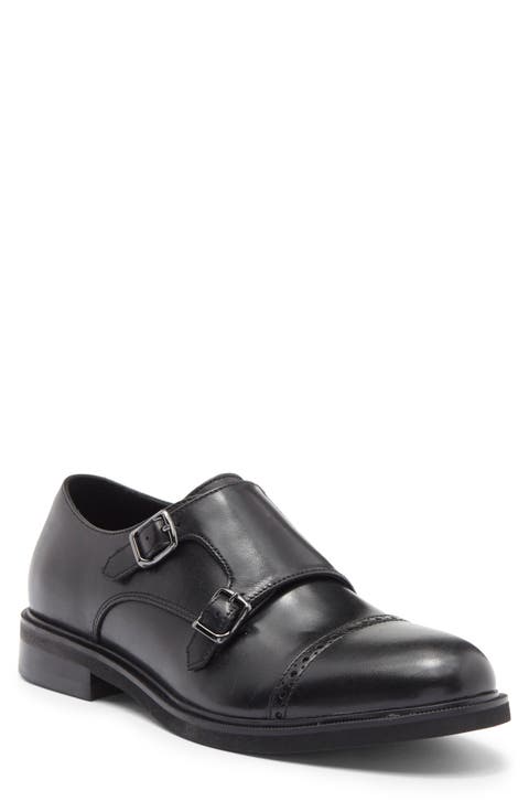 Ruben Cap Toe Double Monk Strap Shoe (Men)