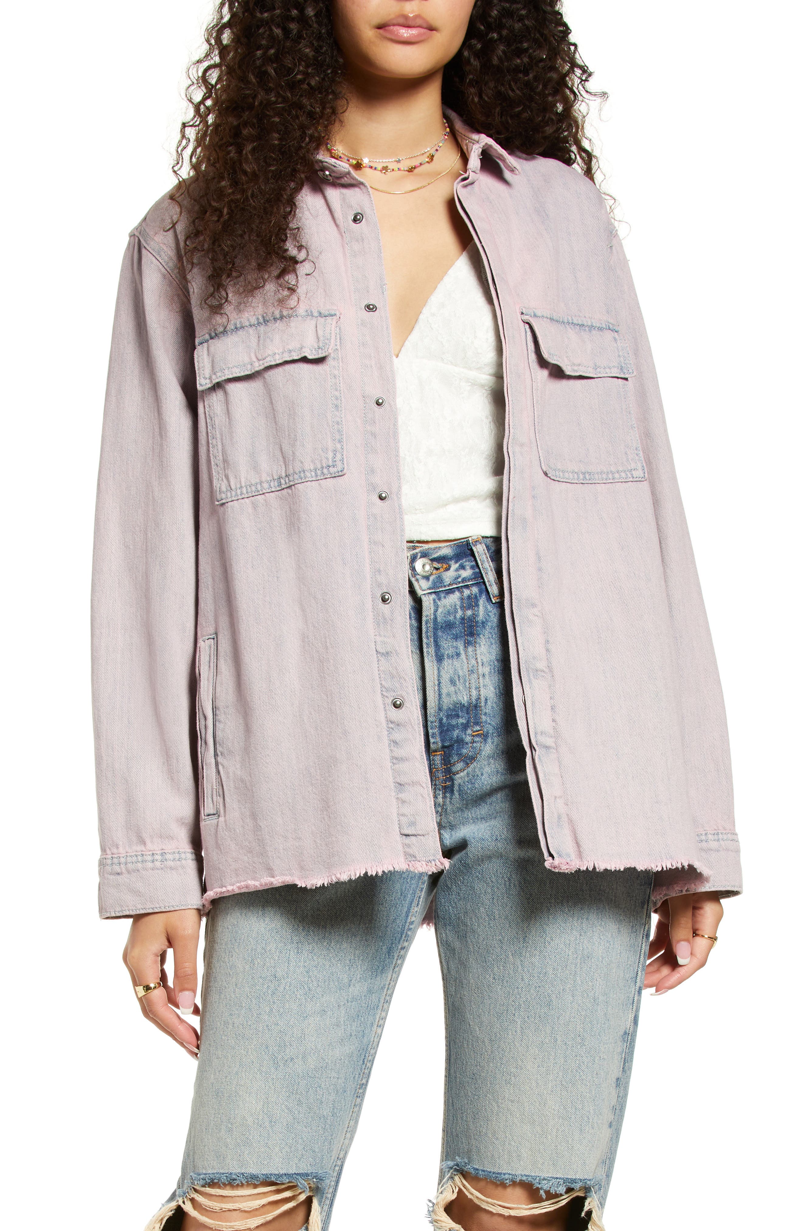 Overdye Denim Shirt Jacket | Nordstromrack
