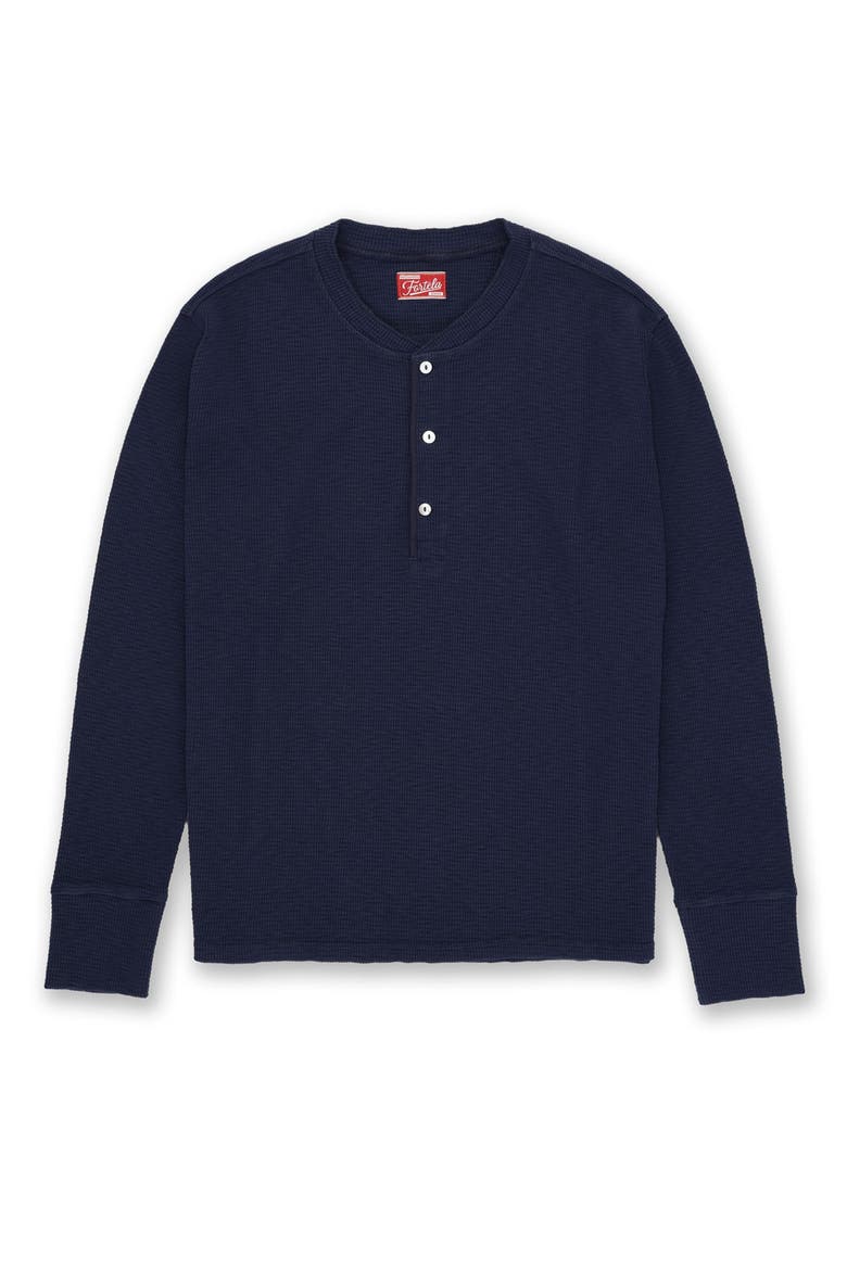 Amish Serafino Tee, Main, color, BLUE